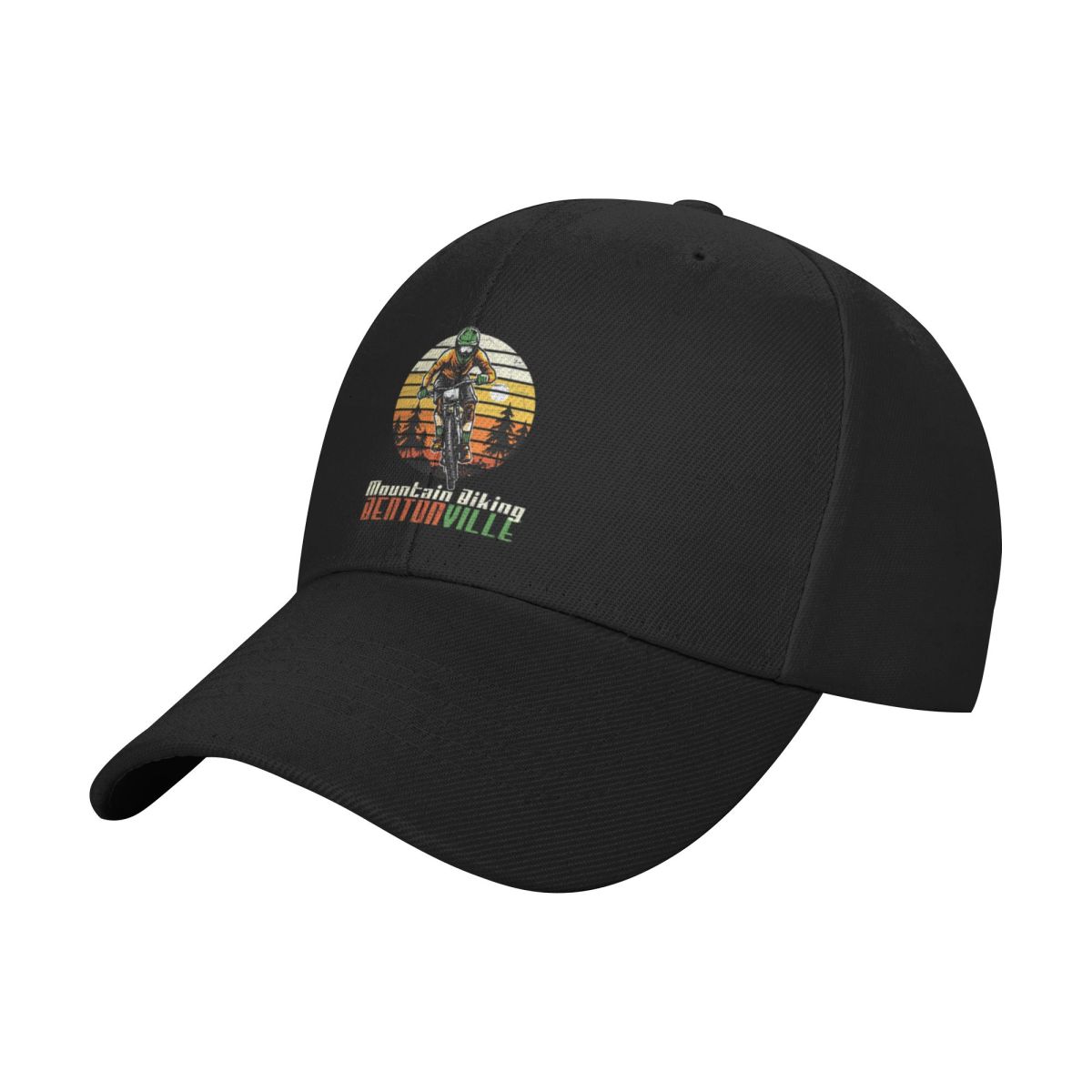 Mountain Biking Arkansas - Fashion Vintage Sunset Bentonville Arkansas Mountain