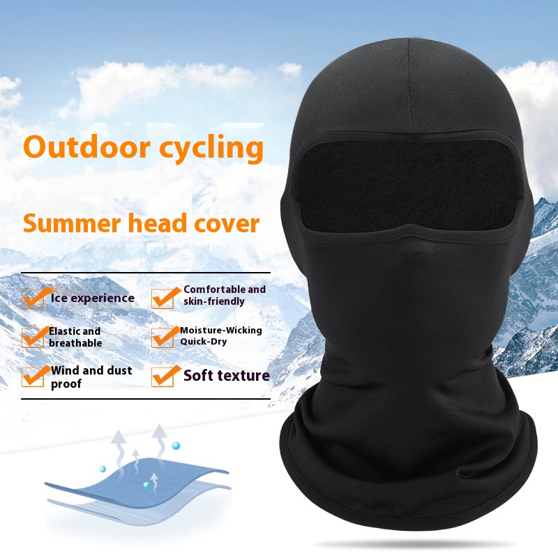 Mountain Biking Helmet - Motorcycle Balaclava Quick-drying Full Face Mask