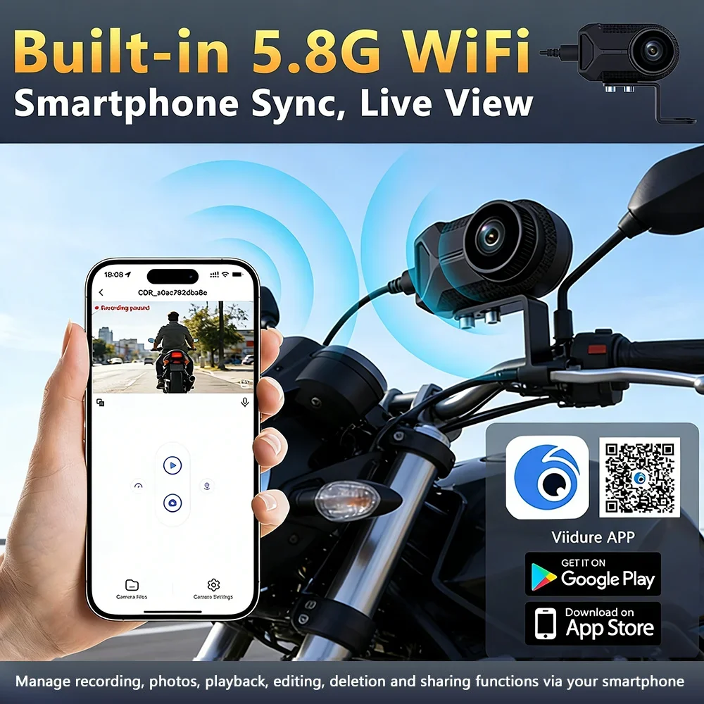 New 2K QHD WIFI IP66 Waterproo - Mountain Biking Images review and price