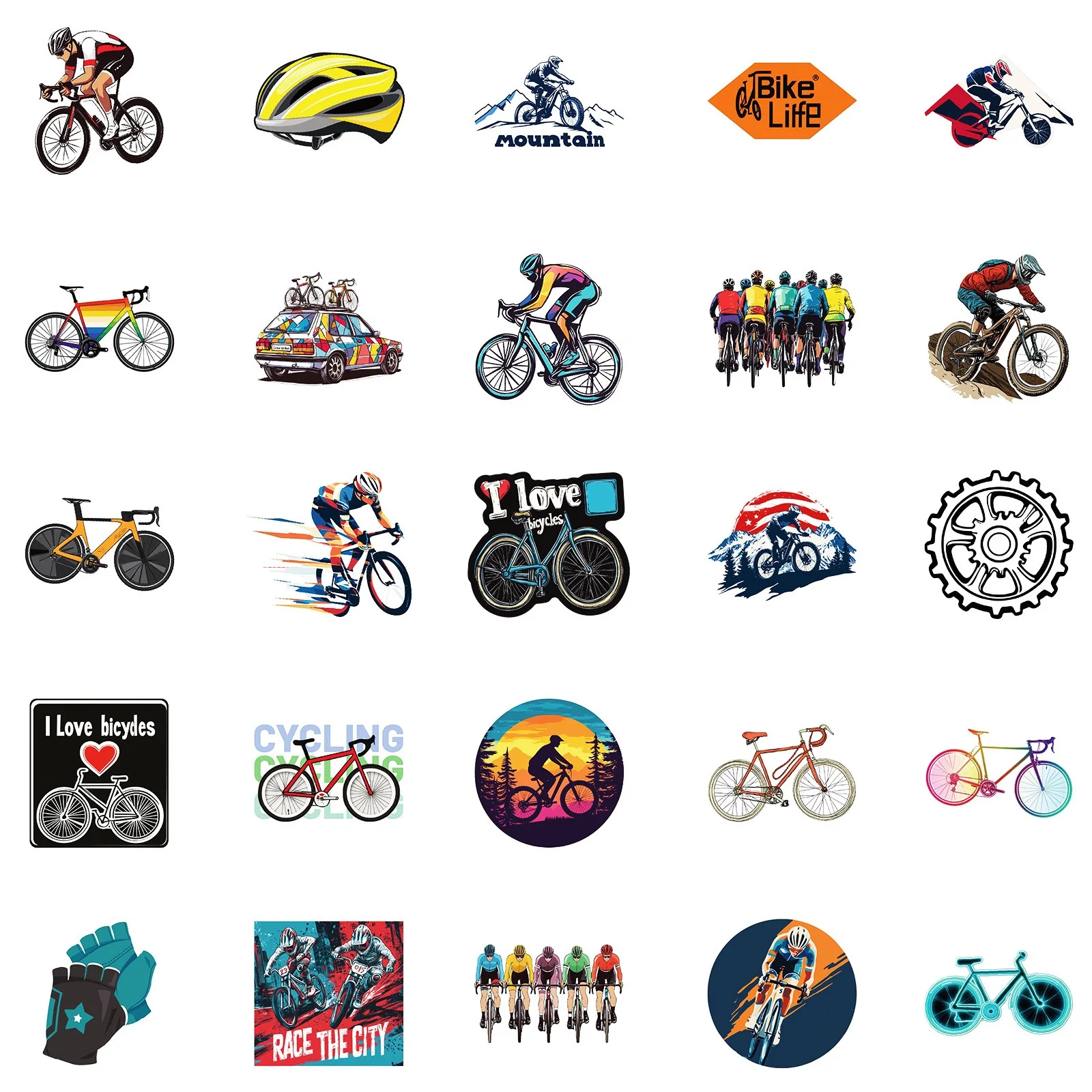 50pcs/pack Cool Mountain Bike  - Mountain Biking For Kids review and price