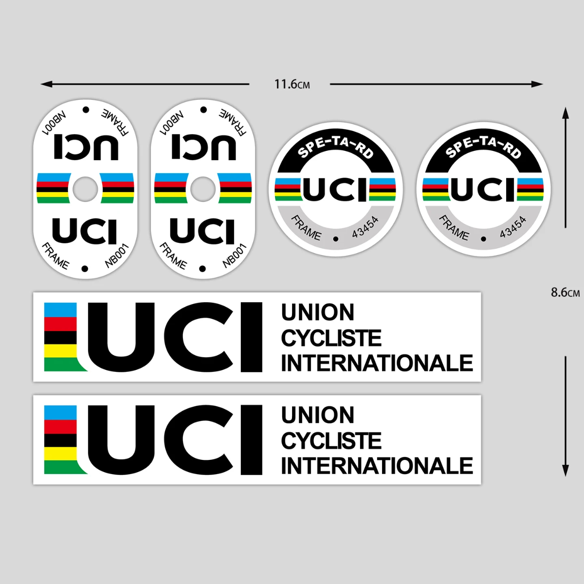 UCI Cycling Frame Stickers Dur - Mountain Biking Helmet review and price