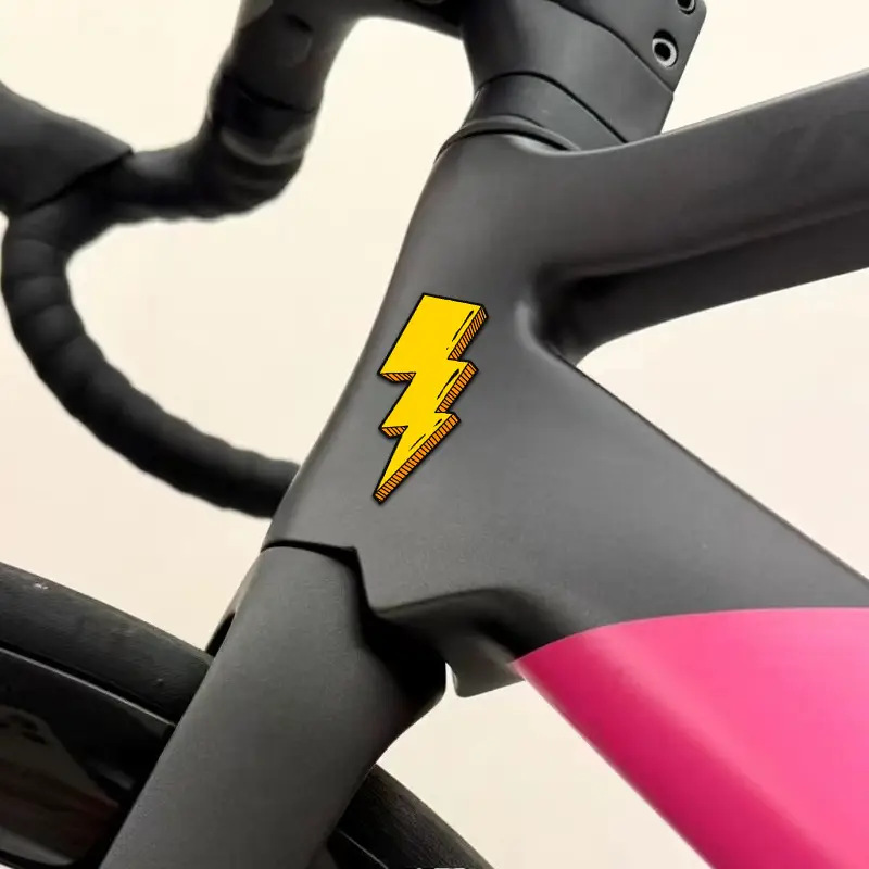 1pcs Lightning Stickers Bicycl - Mountain Biking Helmet review and price