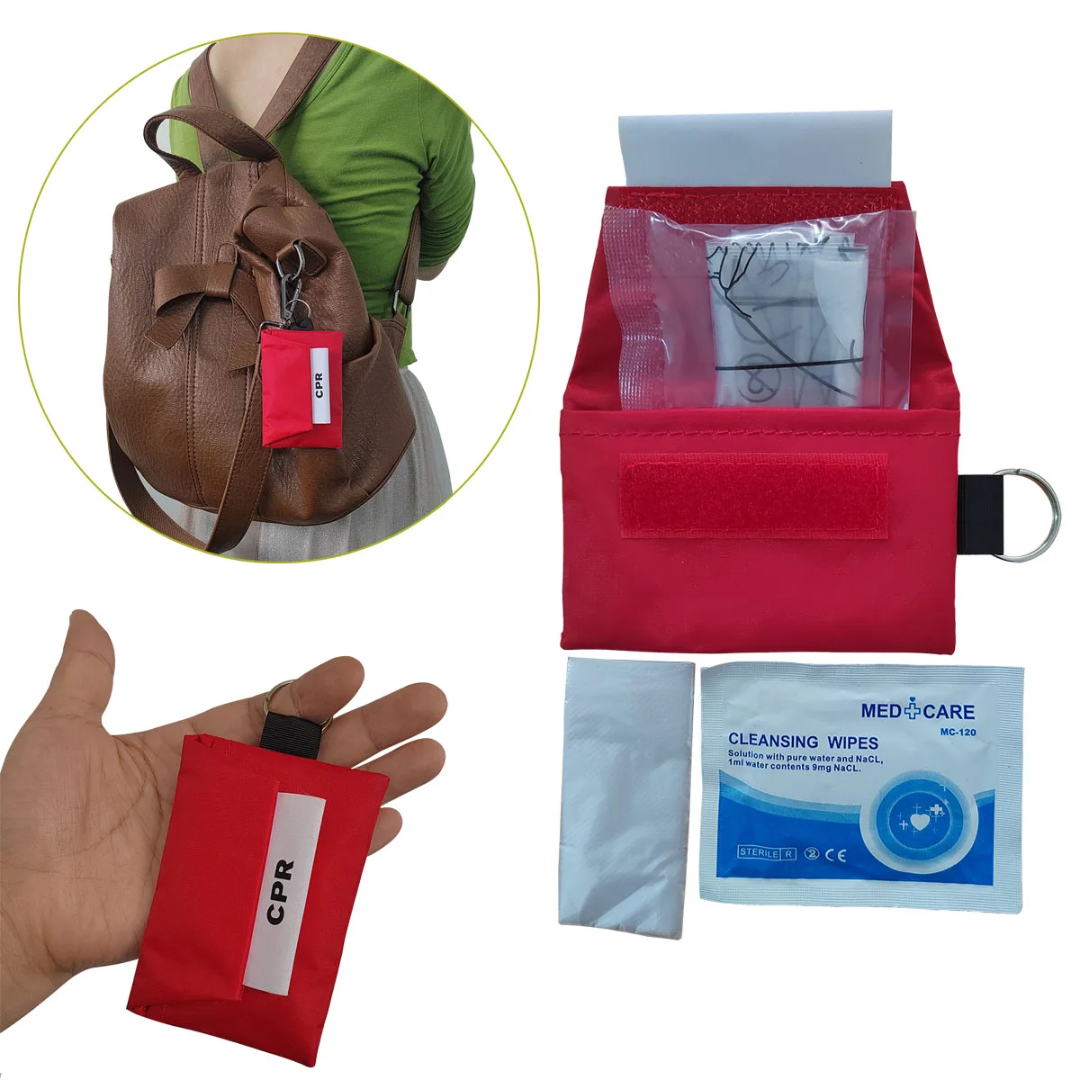 3 pcs CPR Face shield Key Chai - Mountain Biking First Aid Kit review and price