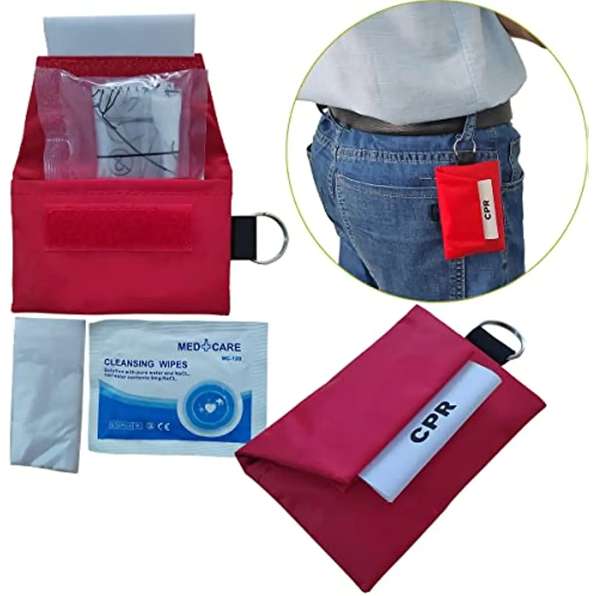 3 pcs CPR Face shield Key Chai - Mountain Biking First Aid Kit review and price